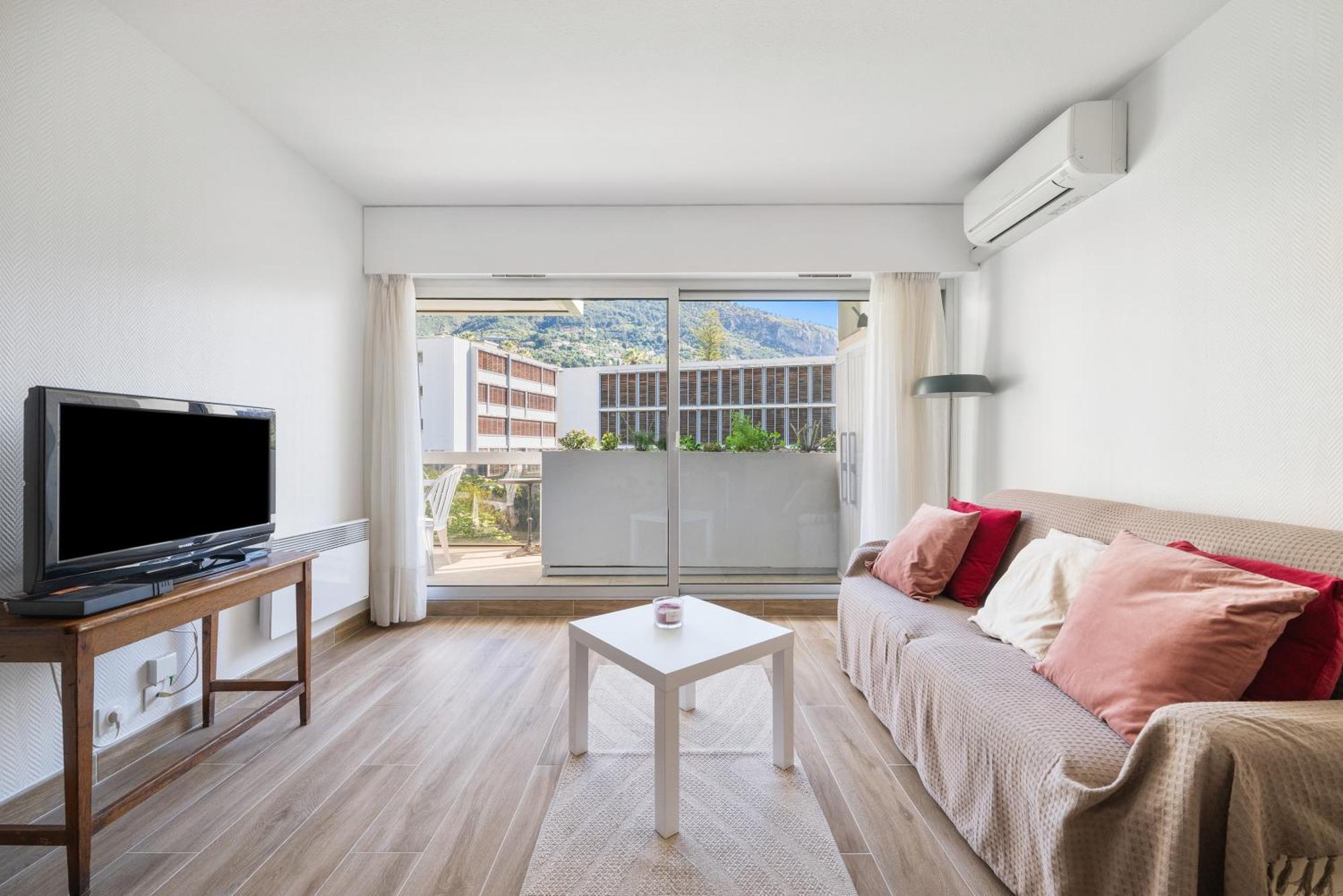 Ferienwohnung Le Rocamare - Piscine Toit Terrasse - Parking Prive - Terrasse Menton Exterior foto